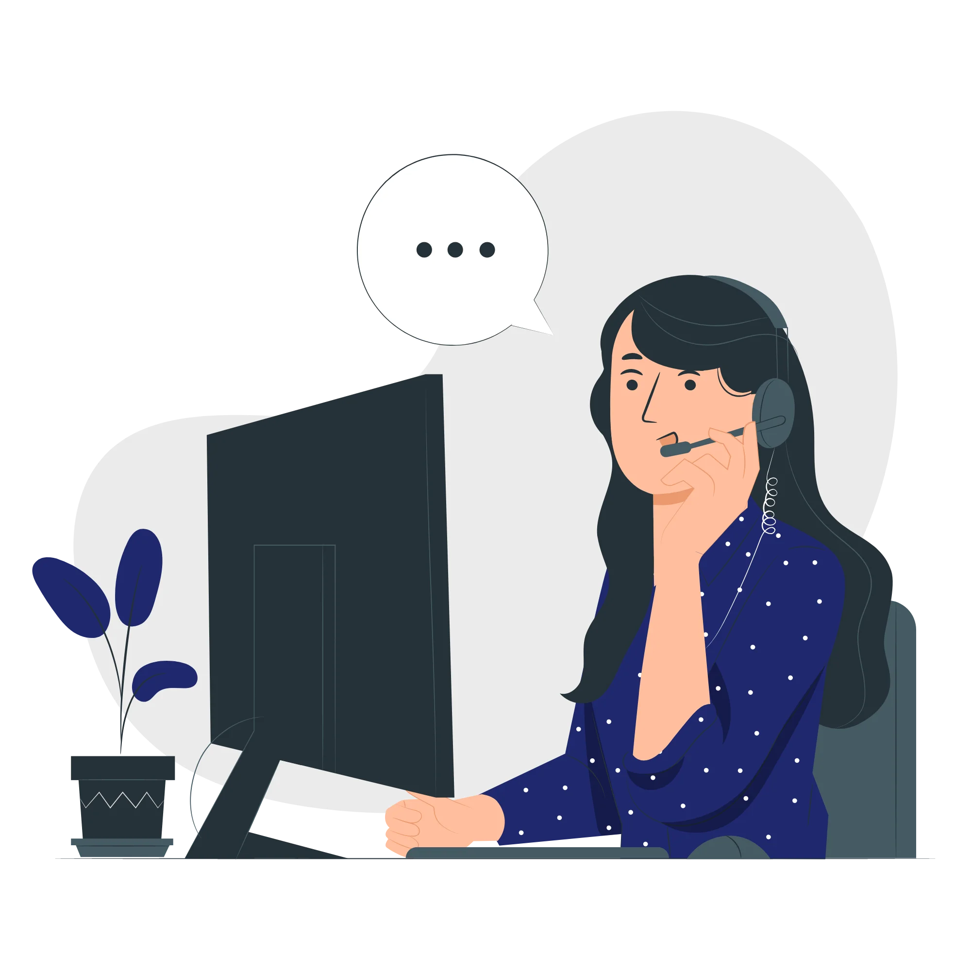 Tomando el teléfono